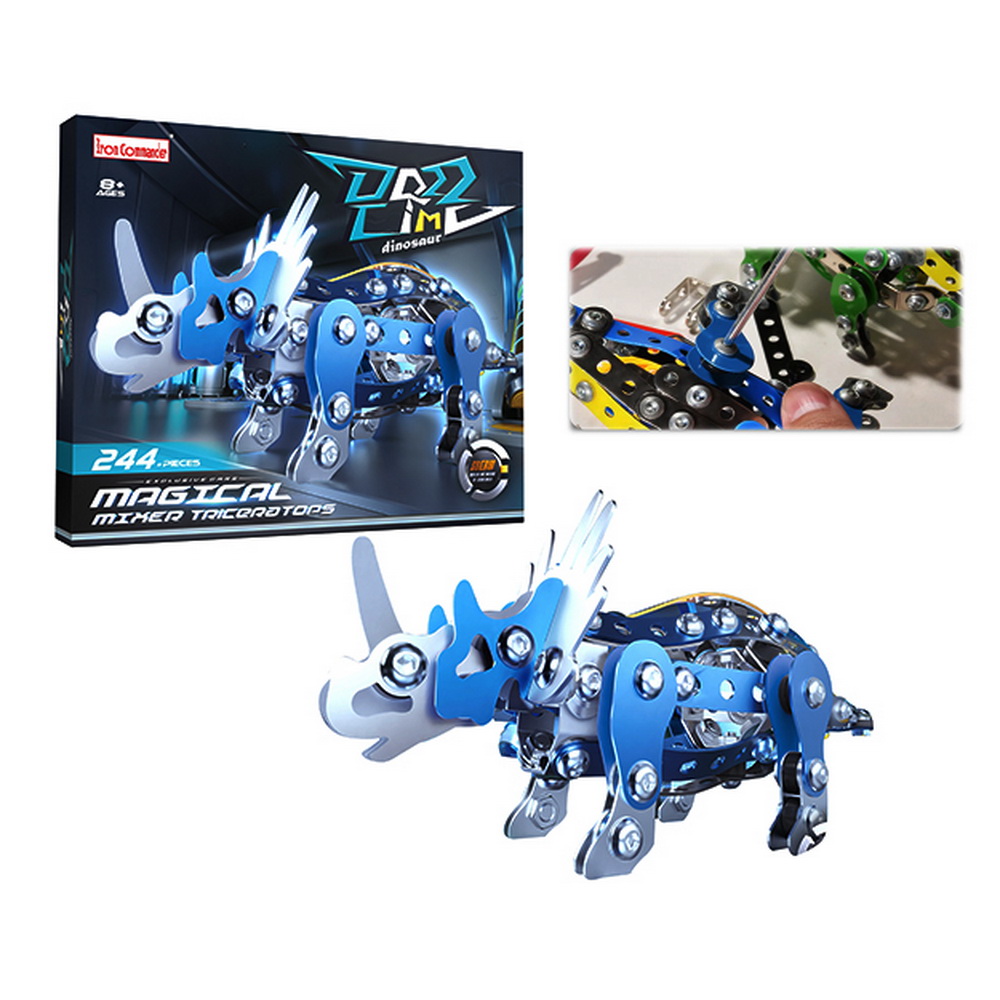 MECANO DINO METALICO 244 PCS.
