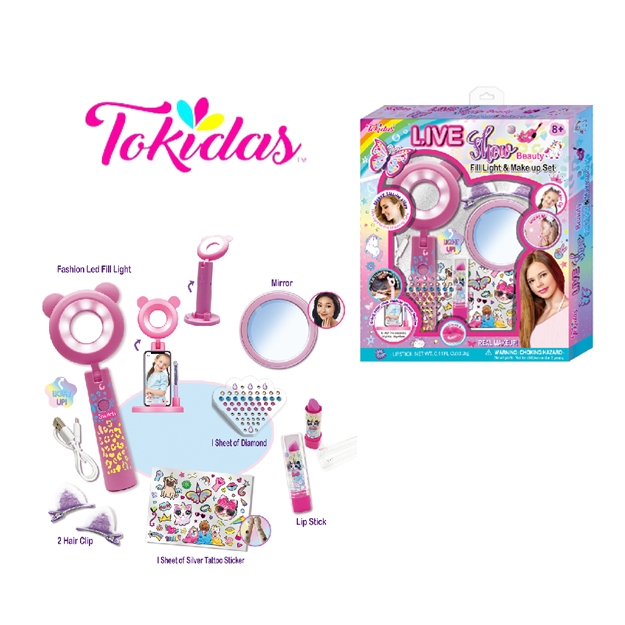 MINI ARO LUZ Y STICKER Y ACCES.